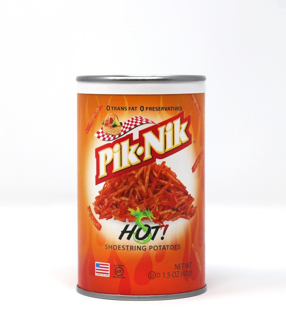 Pik-Nik Hot Shoestring Potato Stick Chips 42g (1.5oz)