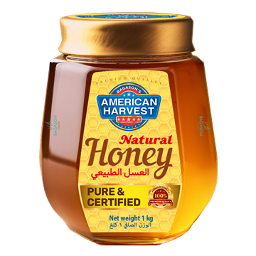 American Harvest Honey Hexa Jar | Dairy, Nut, Gluten-Free | 1kg