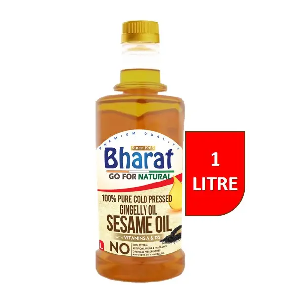 Bharat Sesame Oil (Gingelly) Cold Pressed 1 Litre