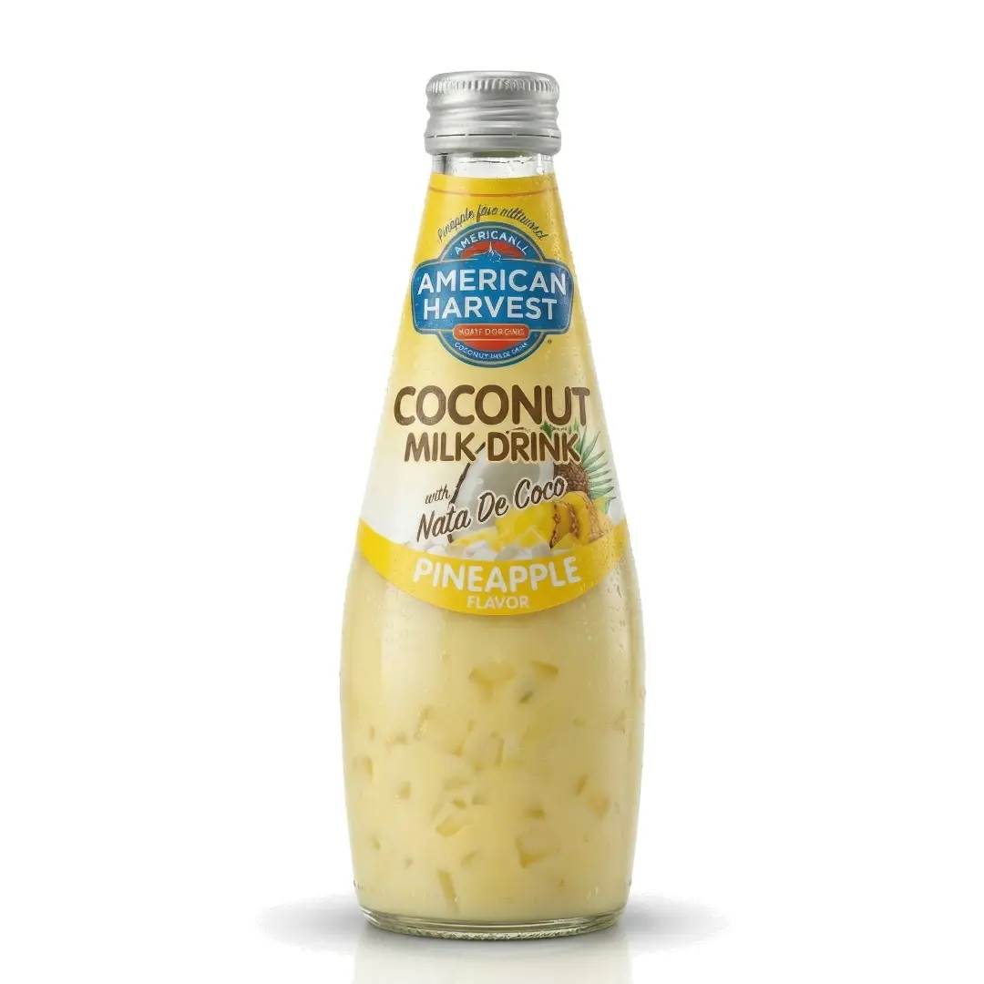 American Harvest coconut milk with nata de coco Pineapple 290ml