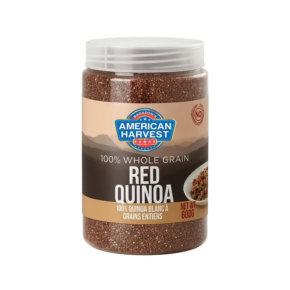 American Harvest Natural Quinoa - Red 600g Jar