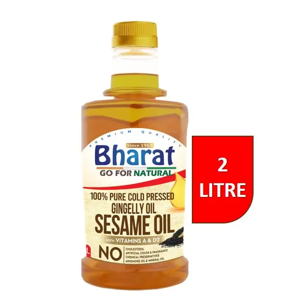 Bharat Sesame Oil (Gingelly) Cold Pressed 2 Litre