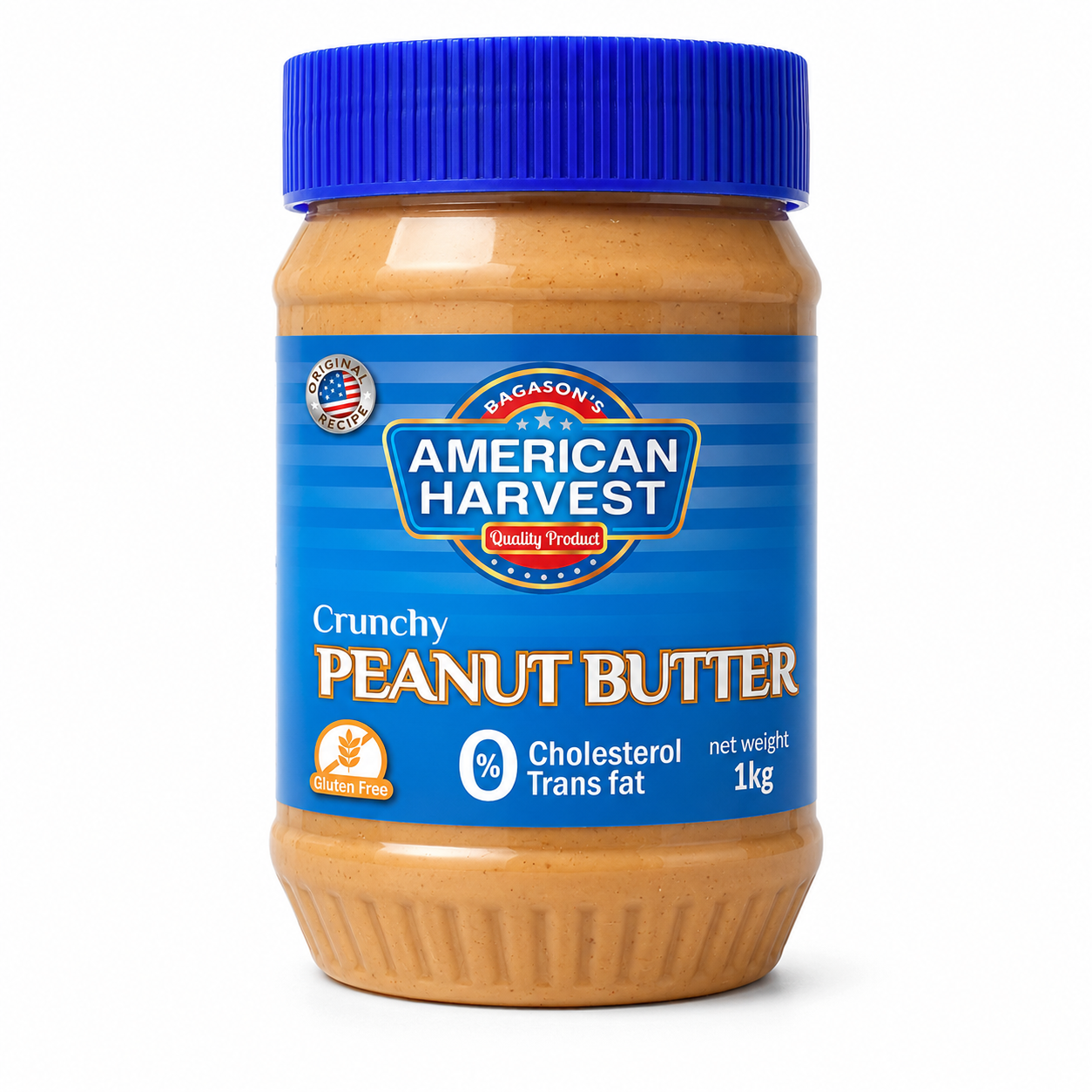 American Harvest Peanut Butter Crunchy 1kg