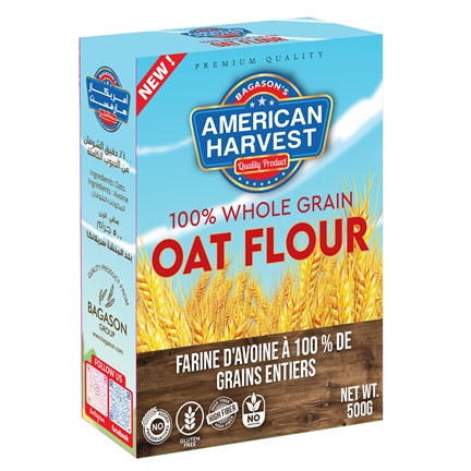 American Harvest Oat Flour 500 Grams | Gluten Free