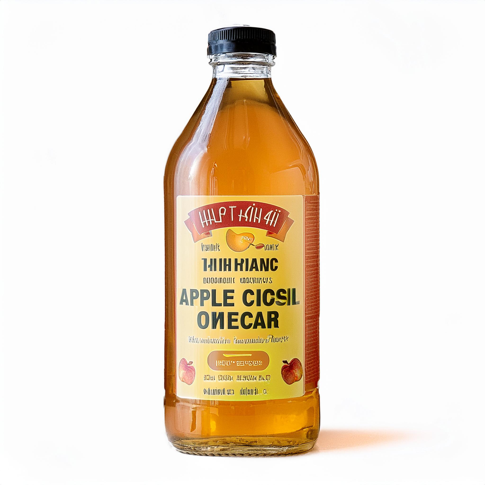 American Harvest Apple Cider Vinegar with the ''Mother'', 5% Acidity, 473ml (16oz) | USDA Organic | Gluten Free