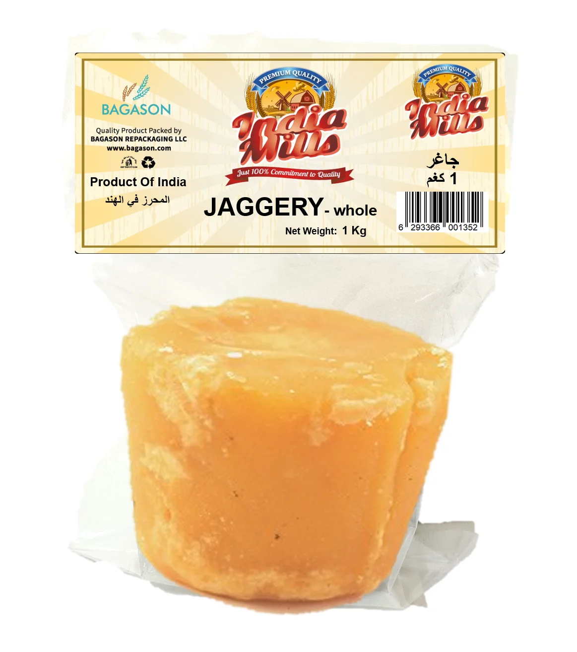 INDIA MILLS Jaggery-Whole, 1 Kg