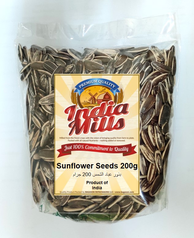 INDIA MILLS Sunflower Seeds, 200 gm