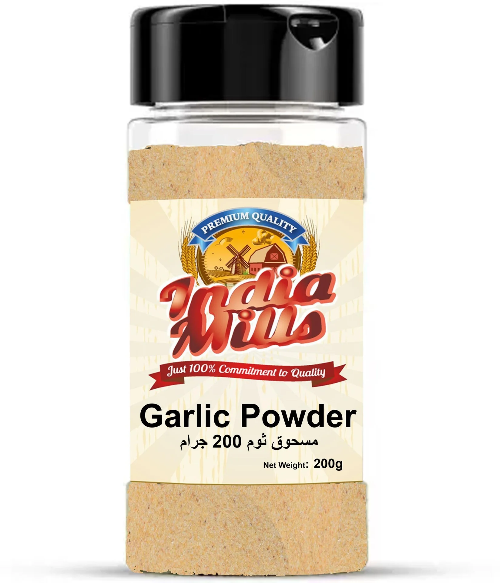 INDIA MILLS Jar Garlic Powder, 200 gm