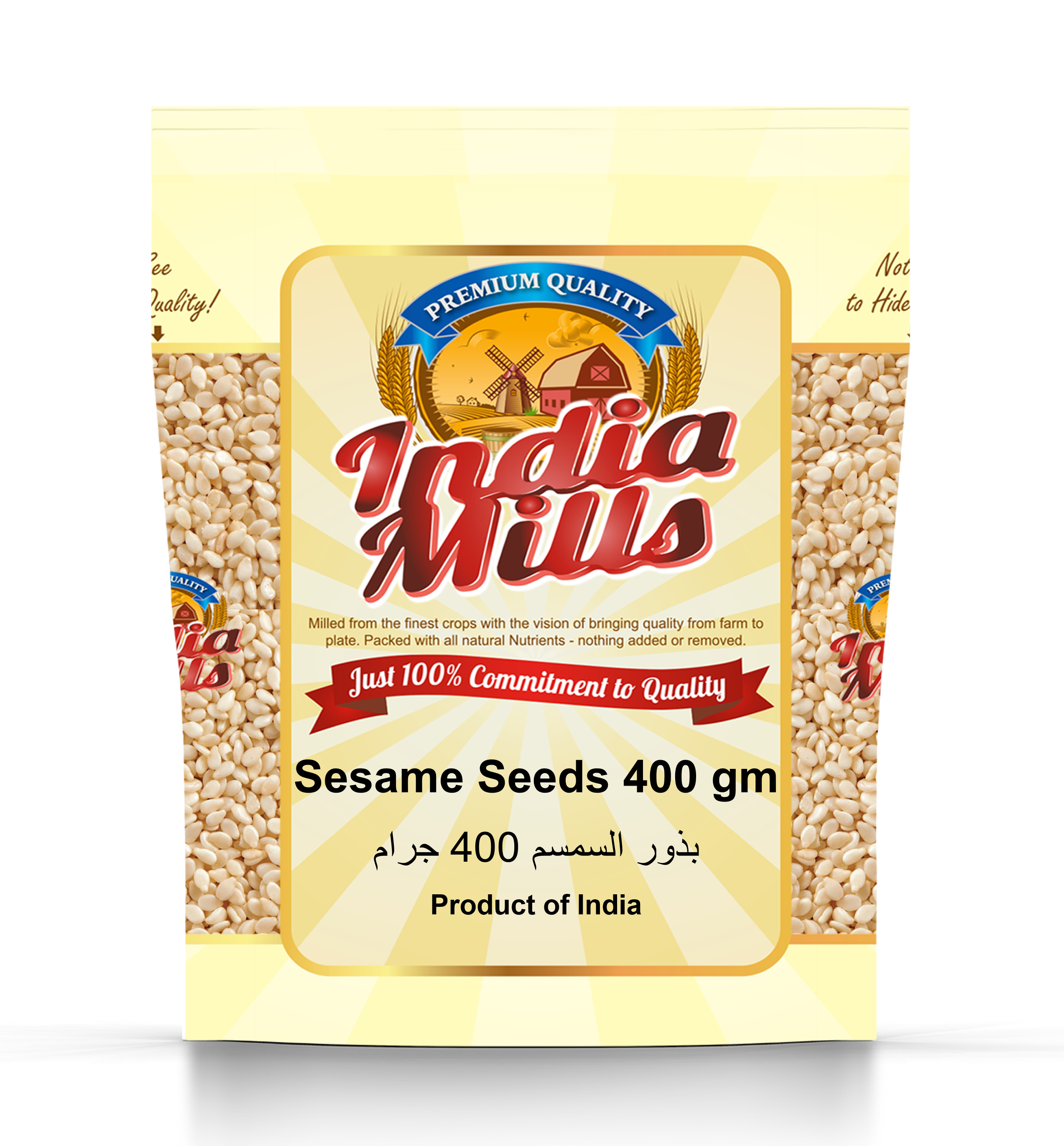 INDIA MILLS Sesame Seeds, 400 gm