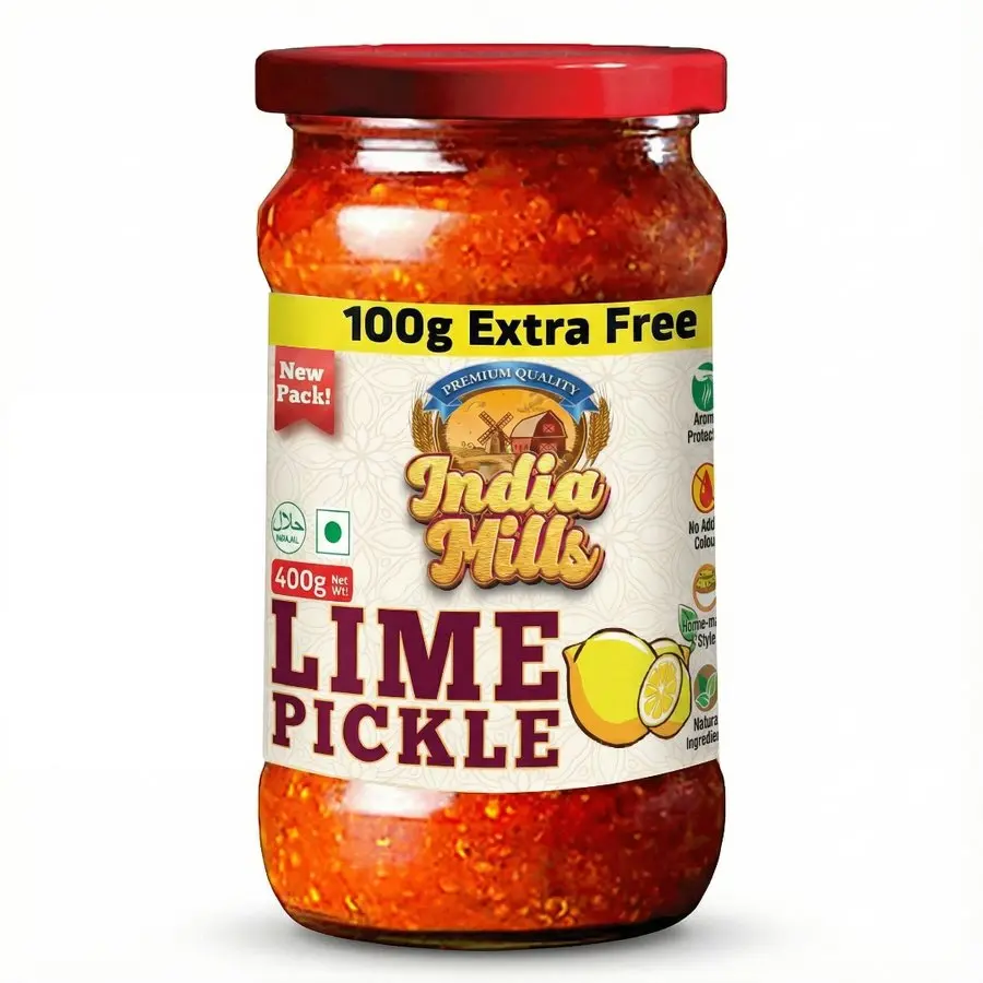 INDIA MILLS Lime Pickle, 400 gm