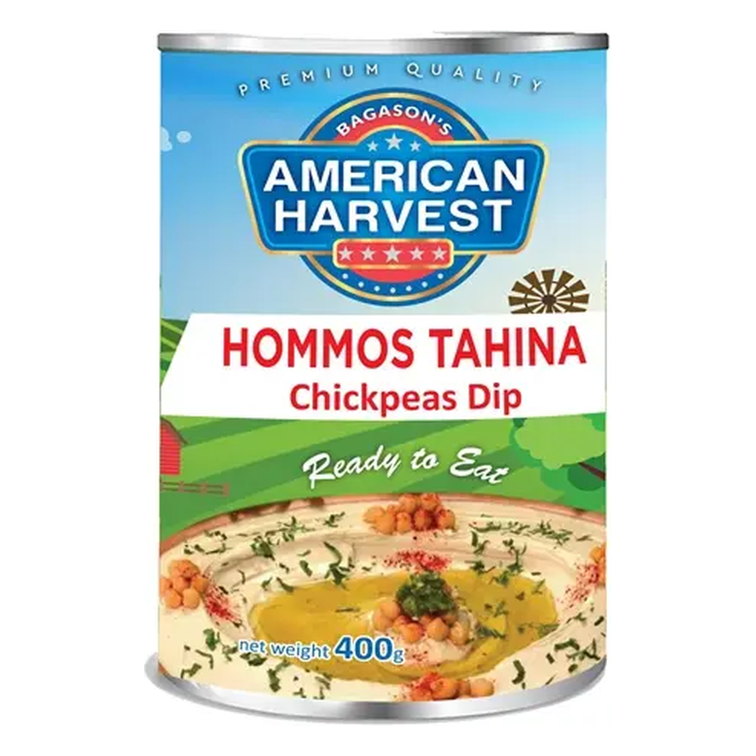 American Harvest Foul Medammas Egyptian Recipe Easy Open Can, 400 gm