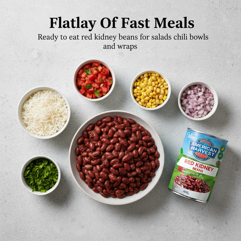 American Harvest Red Kidney Beans EO 400g Pack of 3