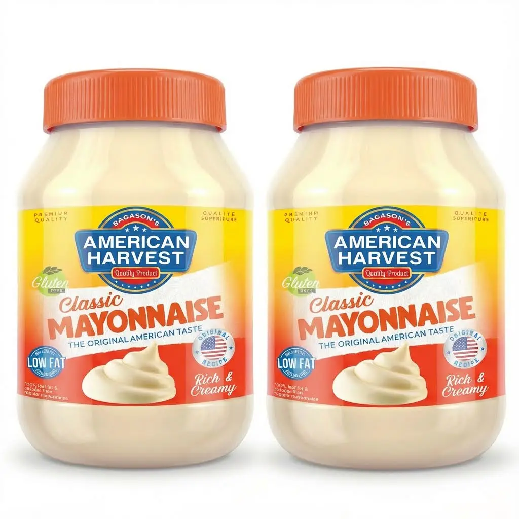 American Harvest Real Mayonnaise, 946 ml Pack of 2
