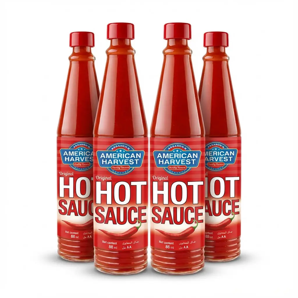 American Harvest Hot Sauce, 88 ml Pack of 4