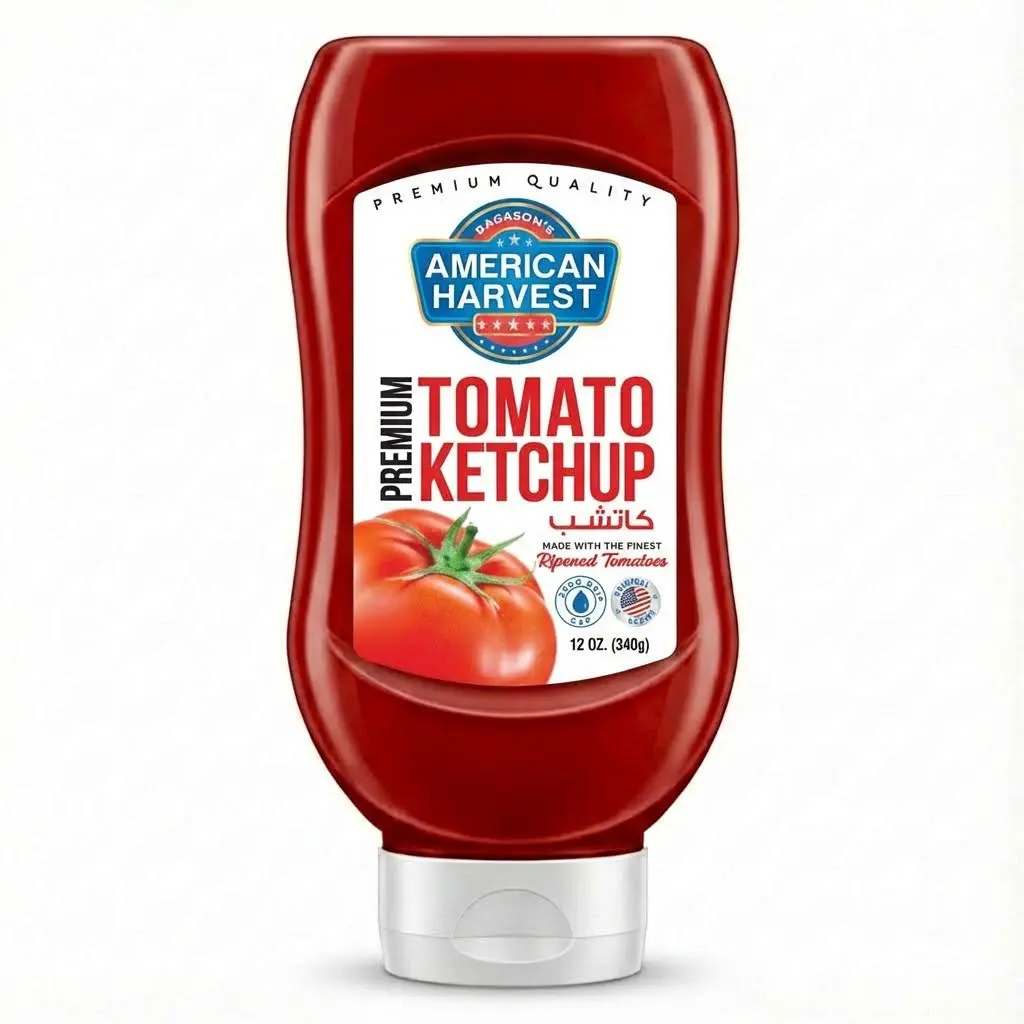 American Harvest Tomato Ketchup, 560 gm