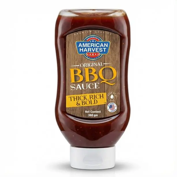 American Harvest Original Barbecue (BBQ) Sauce Thick & Rich, 360 gm