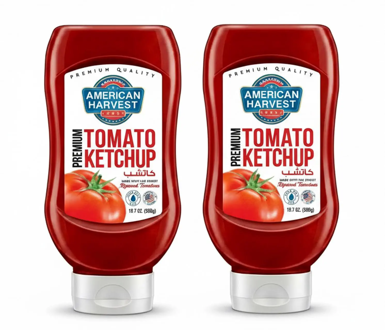 American Harvest Ketchup, 2 x 560 gm