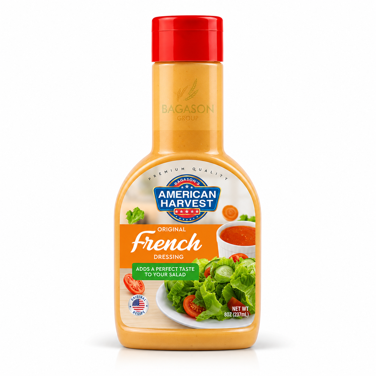 American Harvest French Salad Dressing Sauce, 237ml (8oz.)