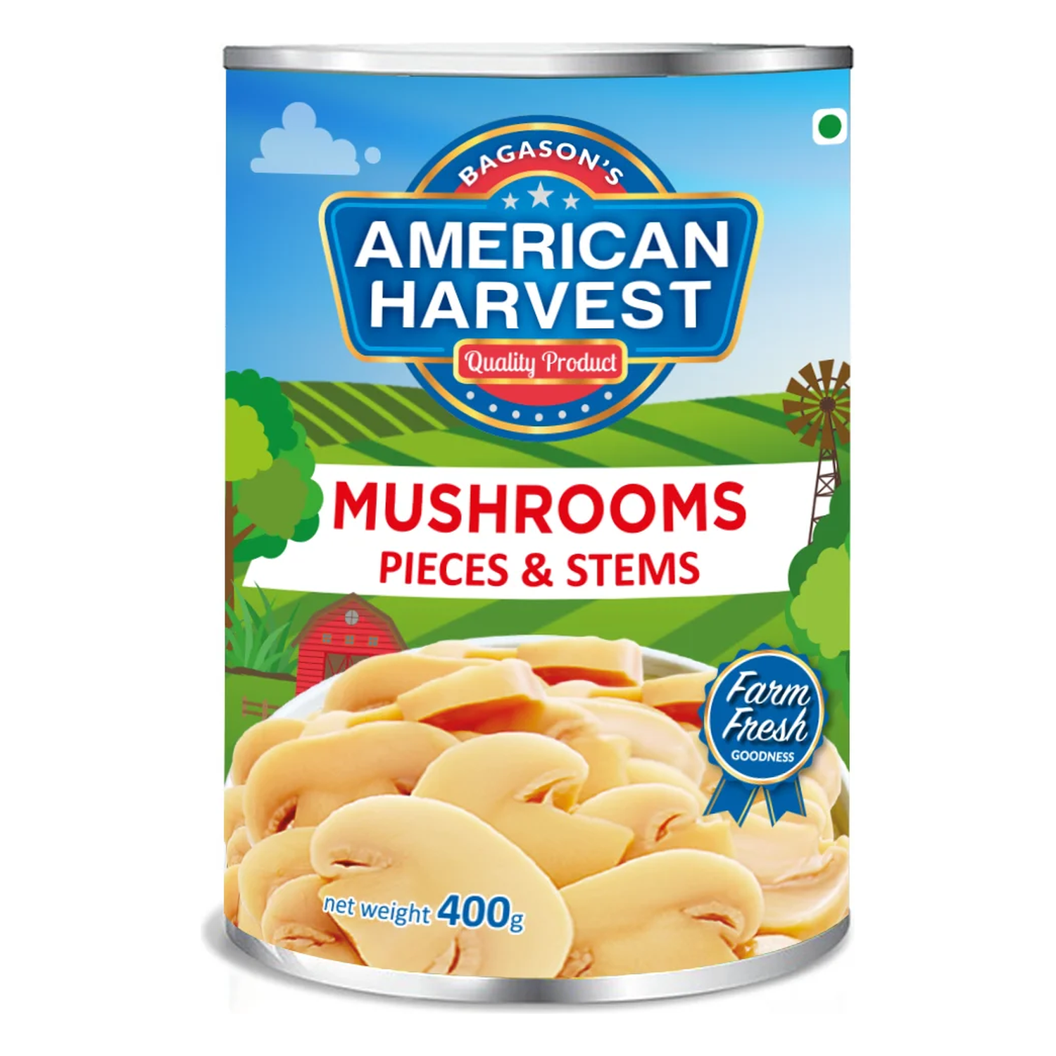 American Harvest Mushrooms Pieces & Stems, 400 gm