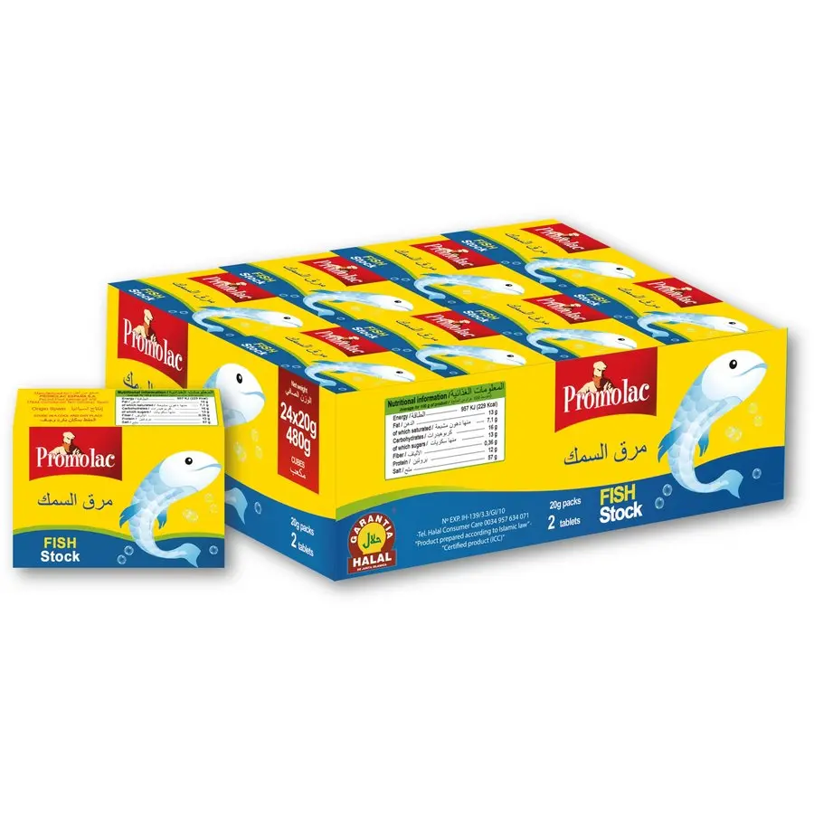 Promolac Fish Stock Bouillon Cubes, 20 gm