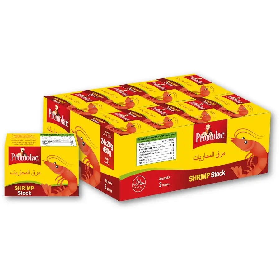 Promolac Shrimp Stock Bouillon Cubes, 20 gm
