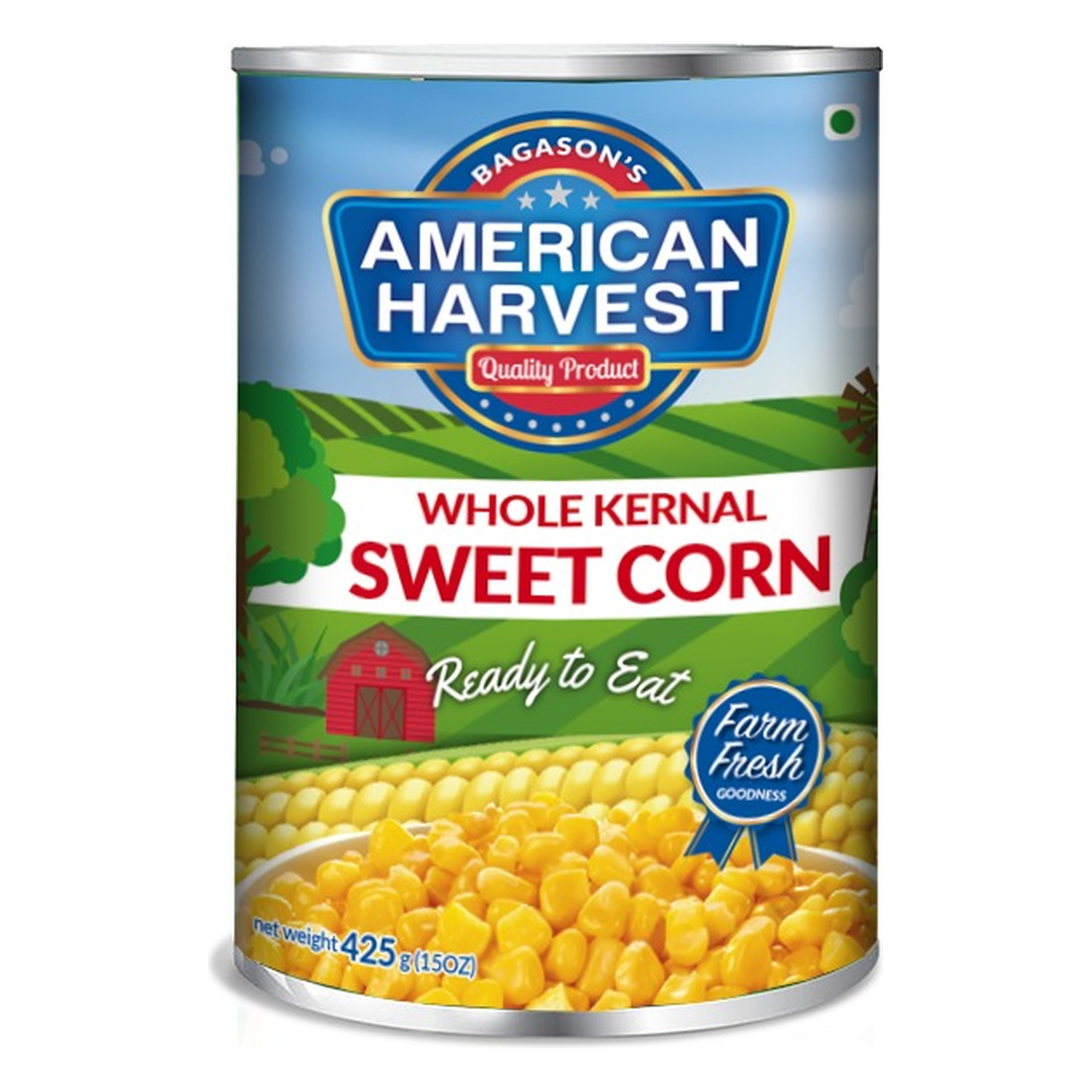 American Harvest Whole Sweet Kernel Corn, 400 gm
