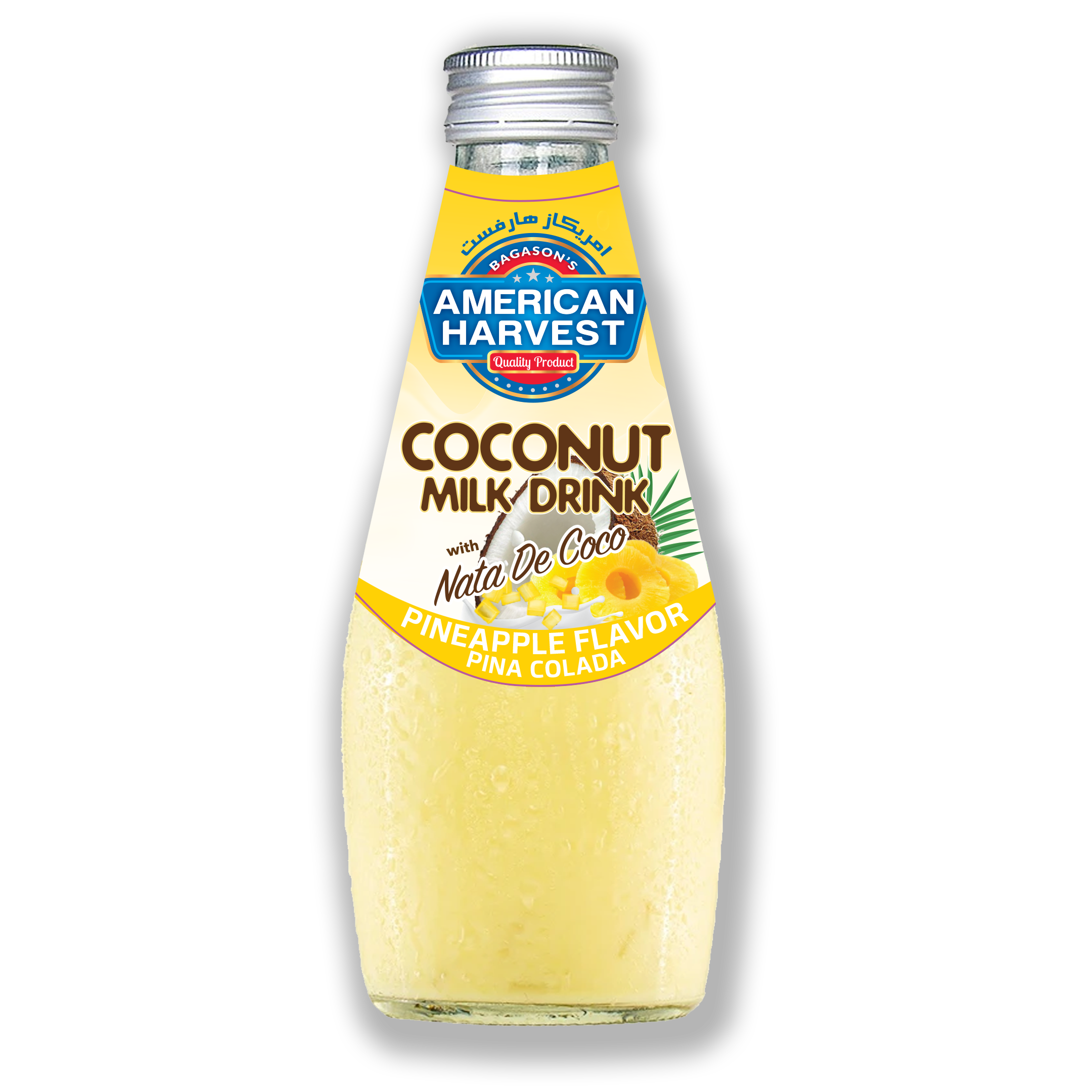 American Harvest Basil Seed Drink Pineapple 290Ml