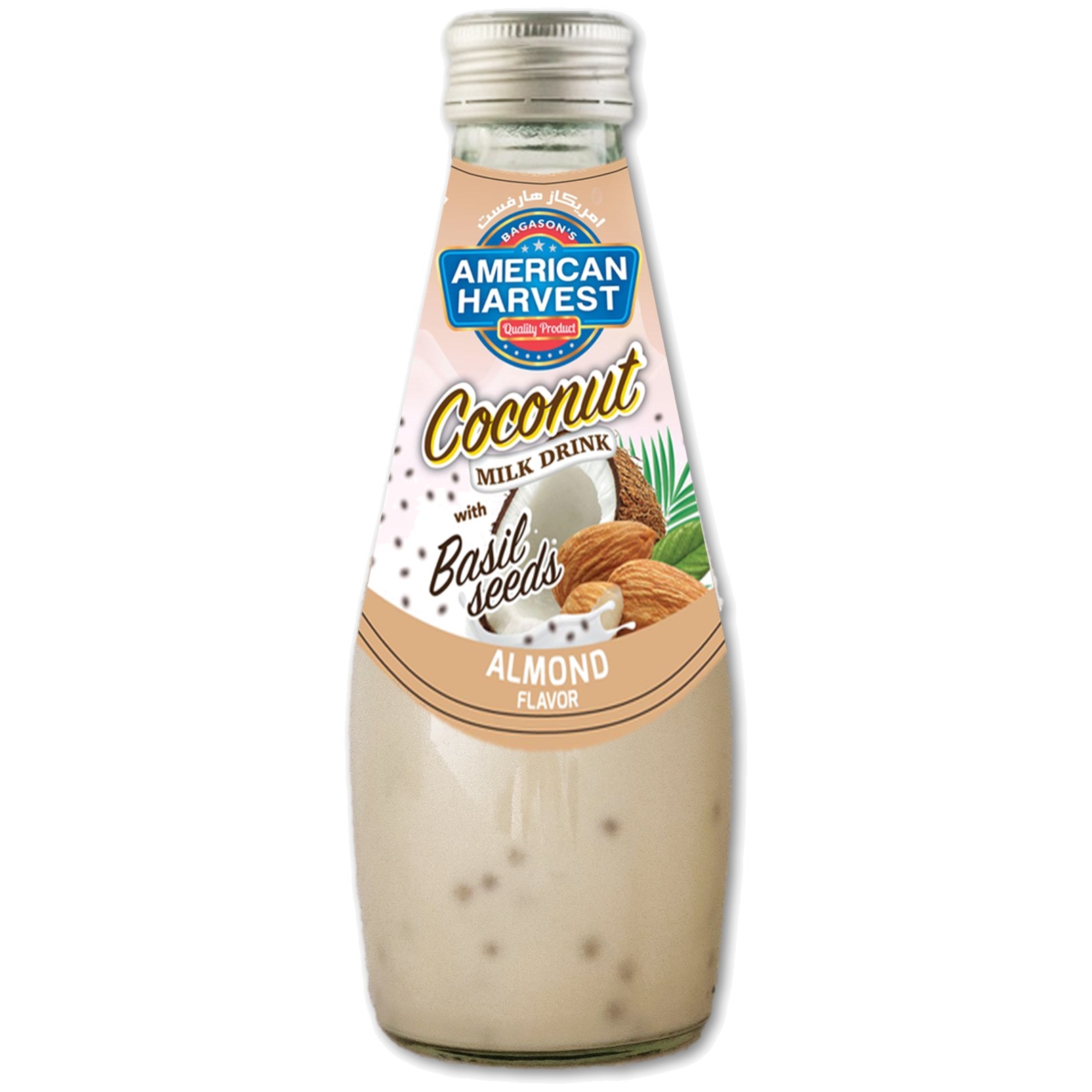 American Harvest Coconut Milk With Basil Seed Almond, 290 ml