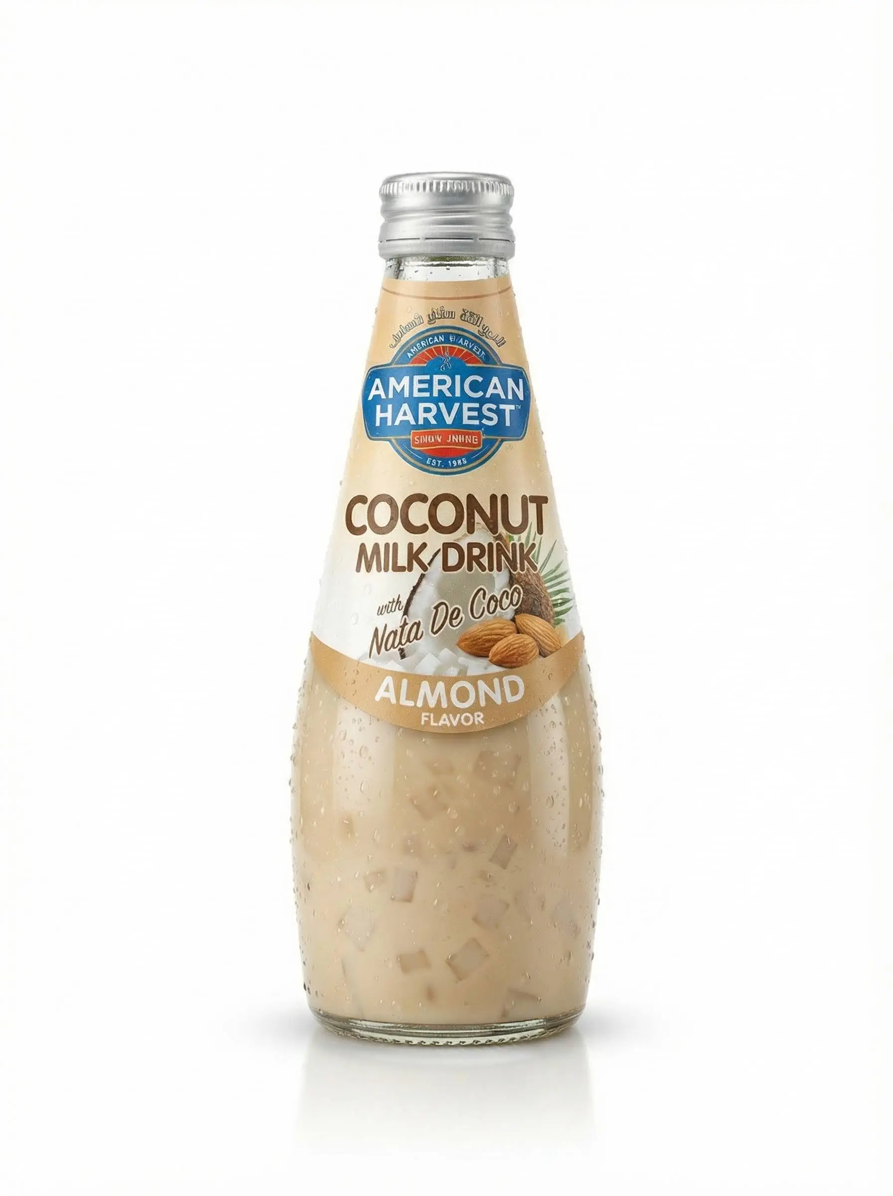 American Harvest Coconut Milk With Nata De Coco Almond 290ml