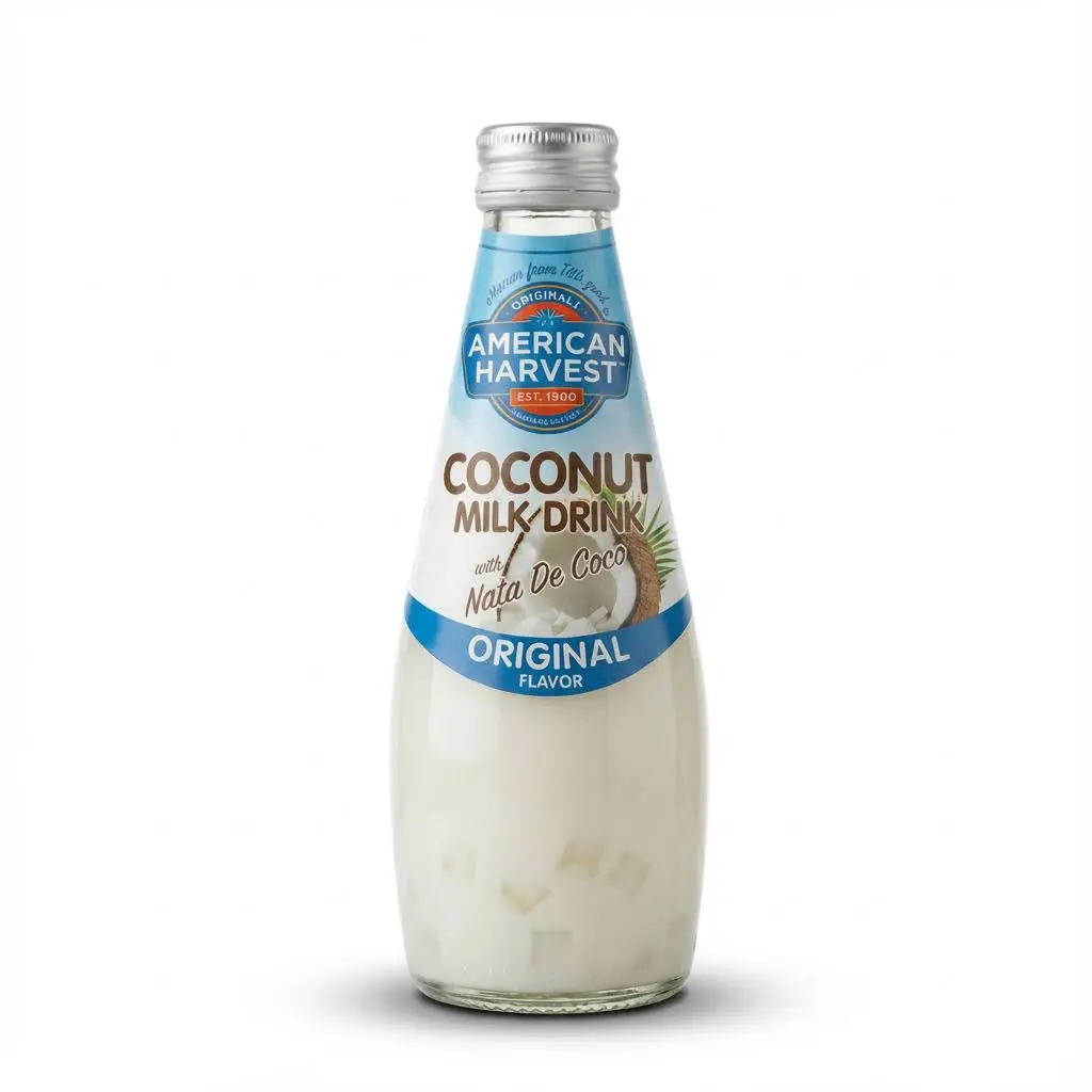 American Harvest Coconut Milk With Nata De Coco Original 290ml