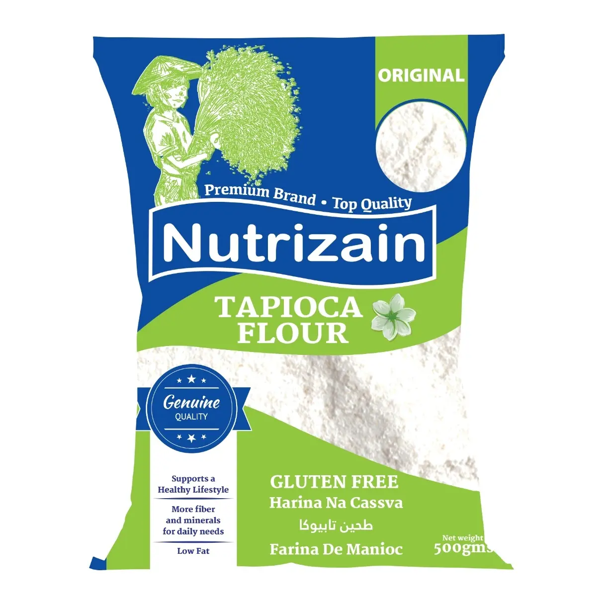 Nutrizain Tapioca Flour, 500 gm
