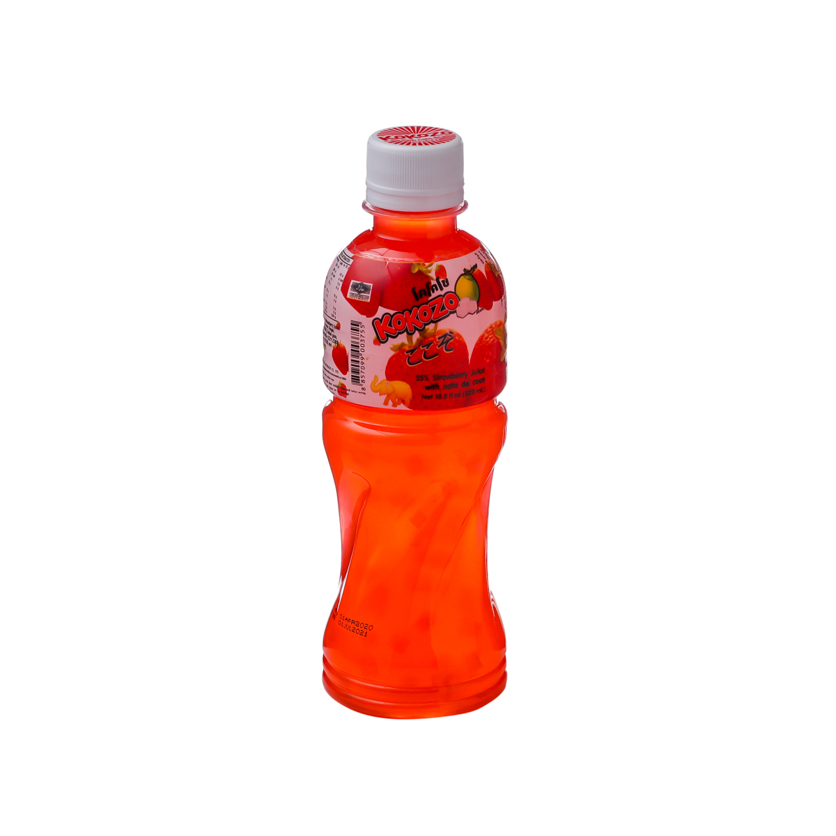 Kokozo Strawberry Juice with Nata De Coco 320ml