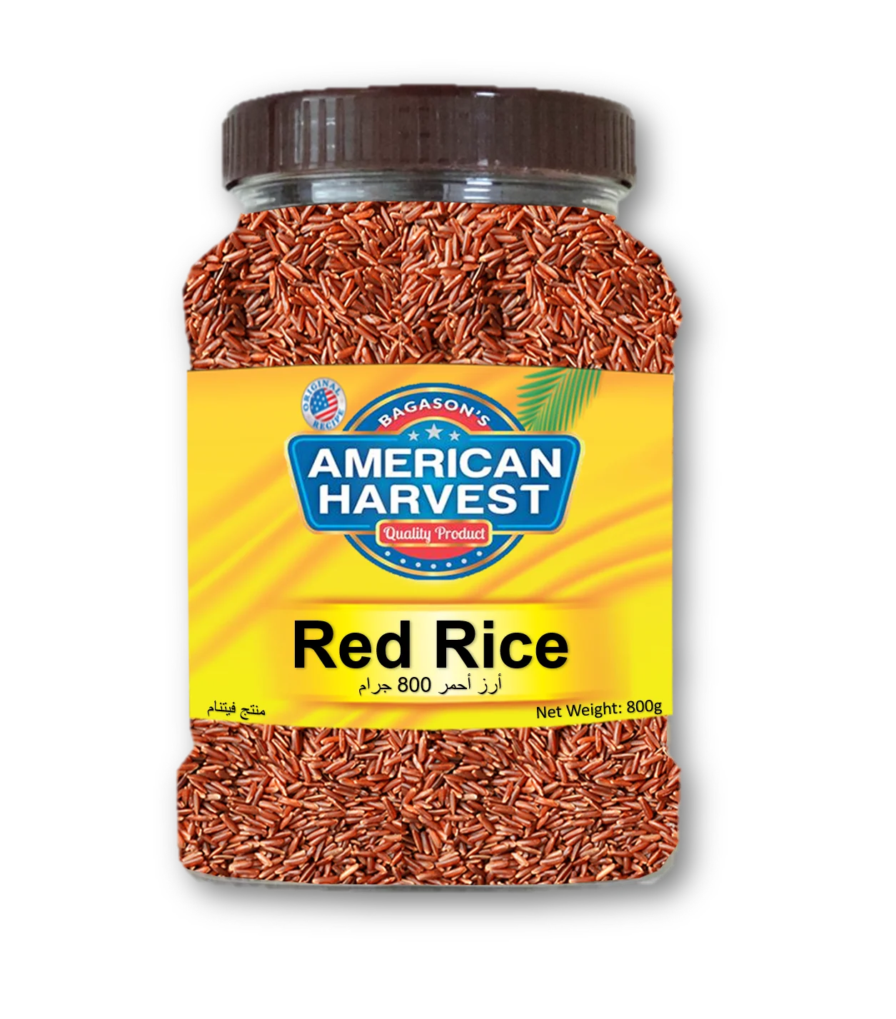 American Harvest Aromatic Whole Grain Red Rice Jar, 800 gm