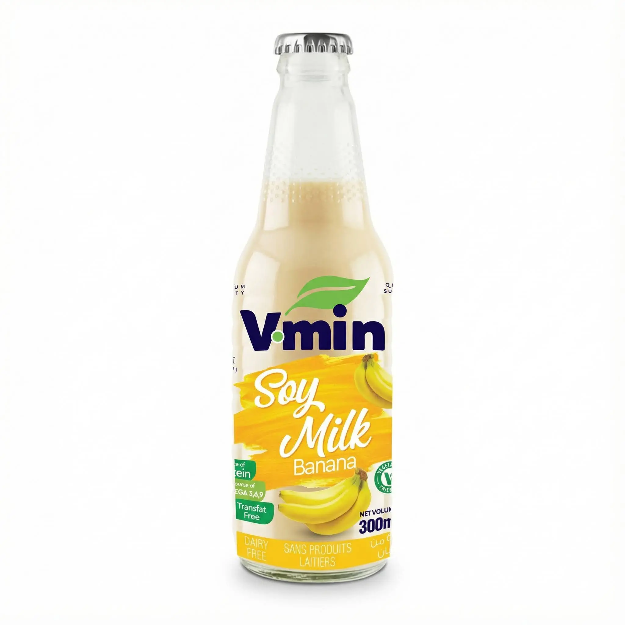 V-MIN SOY Milk Banana Flavor, 300 ml