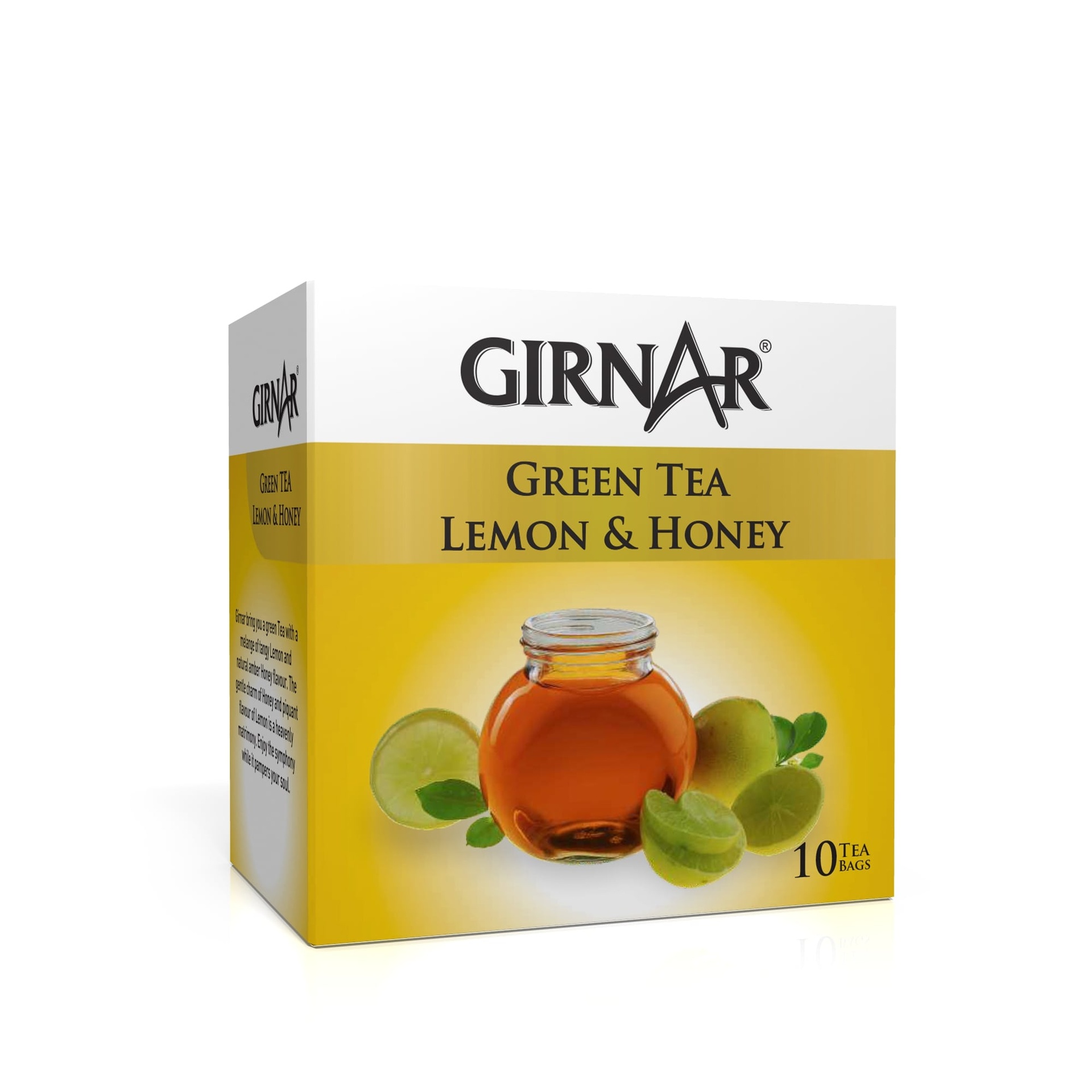 Girnar Green tea Lemon&Honey(10 TeaBags) 12g