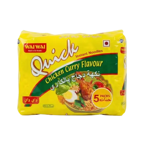 Wai Wai Chicken Curry Flavour Instant Noodles 75G