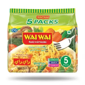 Wai Wai Instant Noodles Veg Flavor 75G