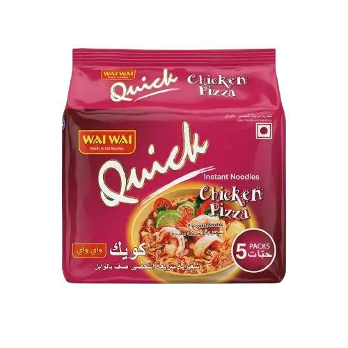 Wai Wai Chicken Pizza Instant Noodle, 75 Gm, Pack Of 5