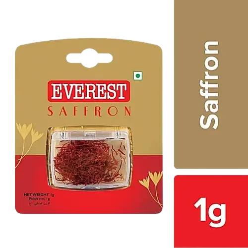Everest Kashmiri Saffron Strands – Premium Grade, 1 g Jar