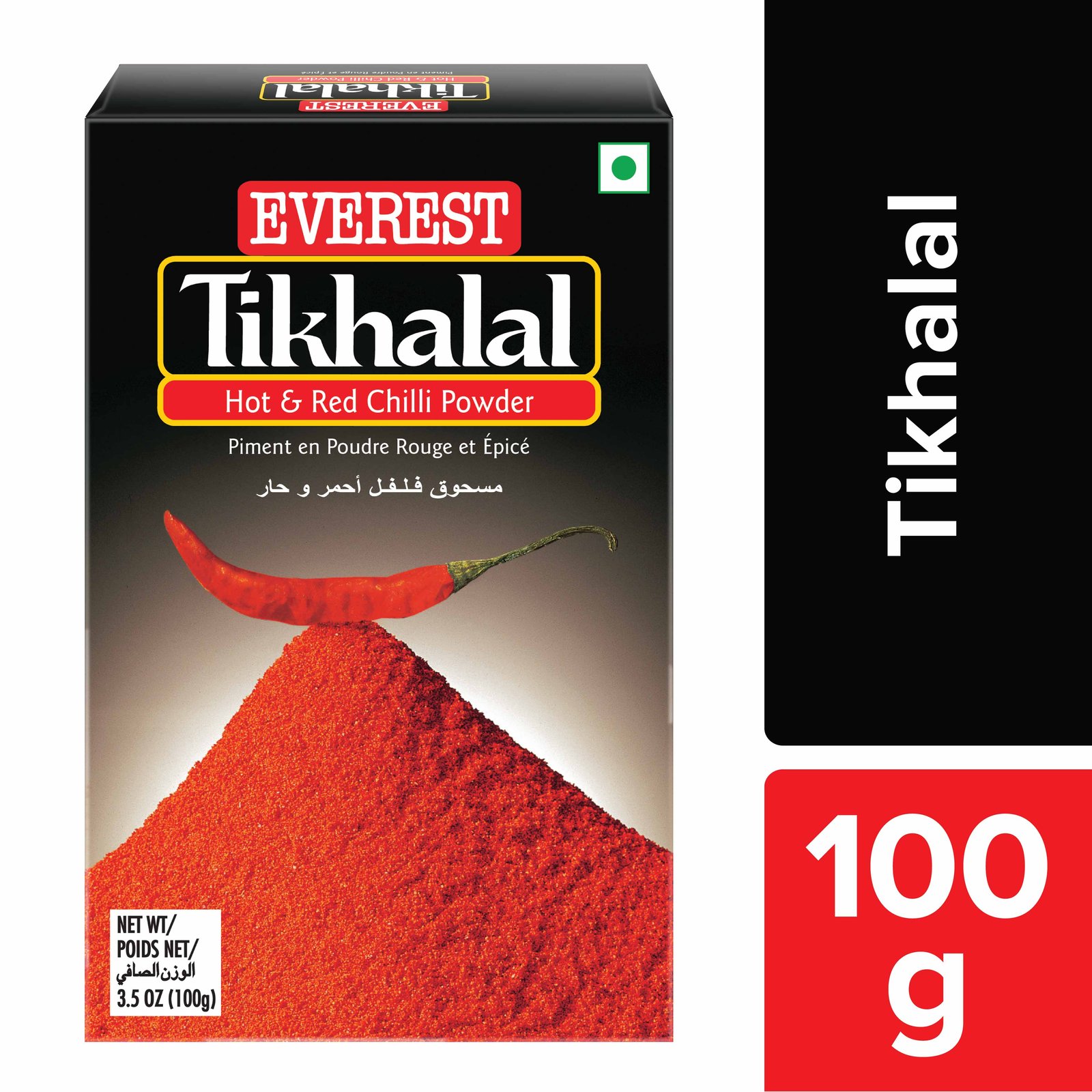 Everest Tikhalal Chilli Powder  (BOX) 100 gms.