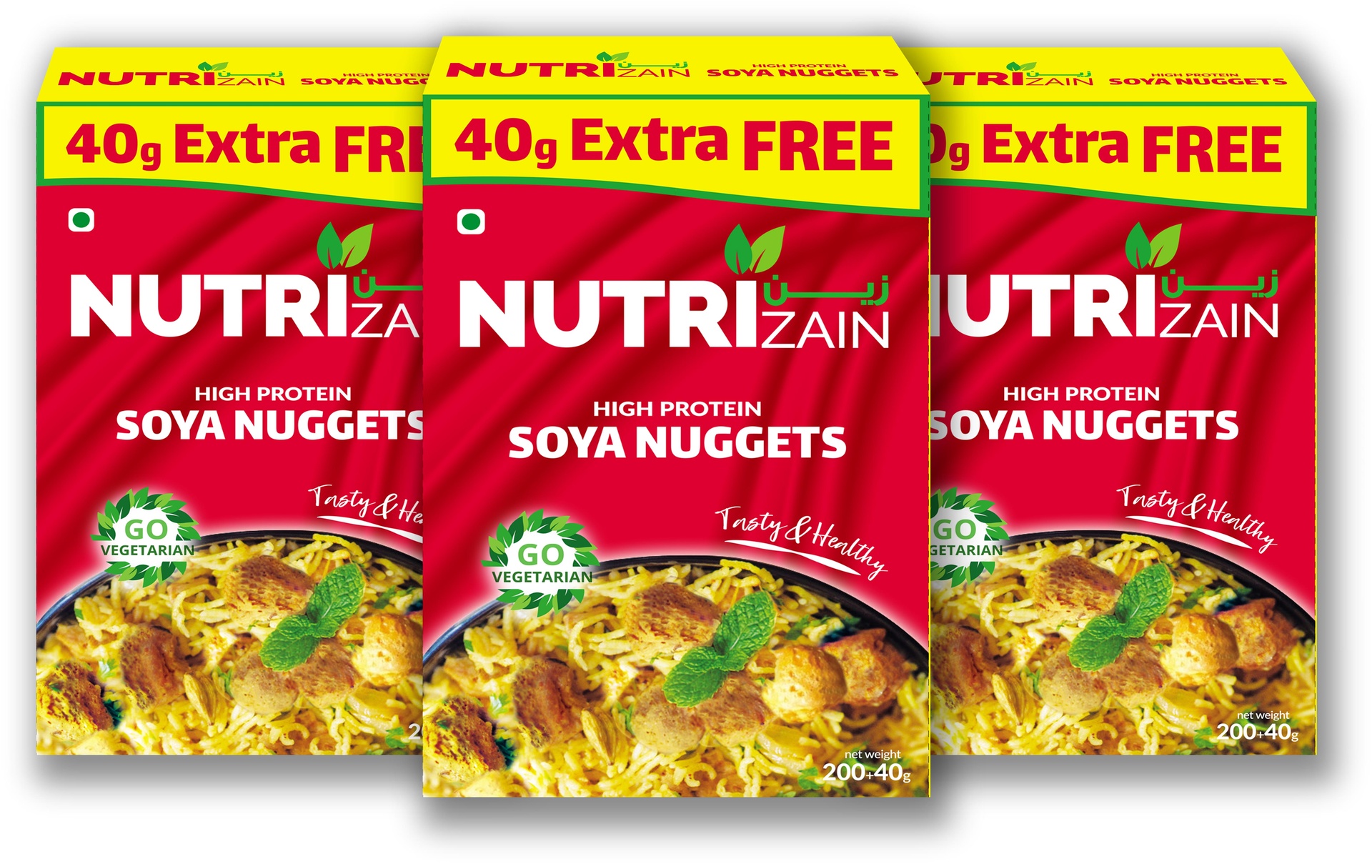 Nutrizain Soya Chunks 240grams Pack of 3
