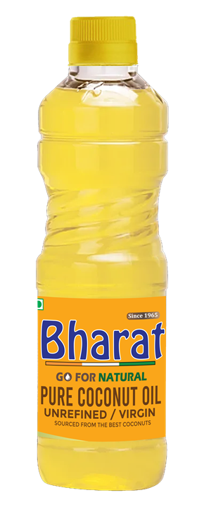 Bharat Pure Coconut Oil 100ml | Unrefined | Sourced from the Best Coconuts | Edible for Cooking