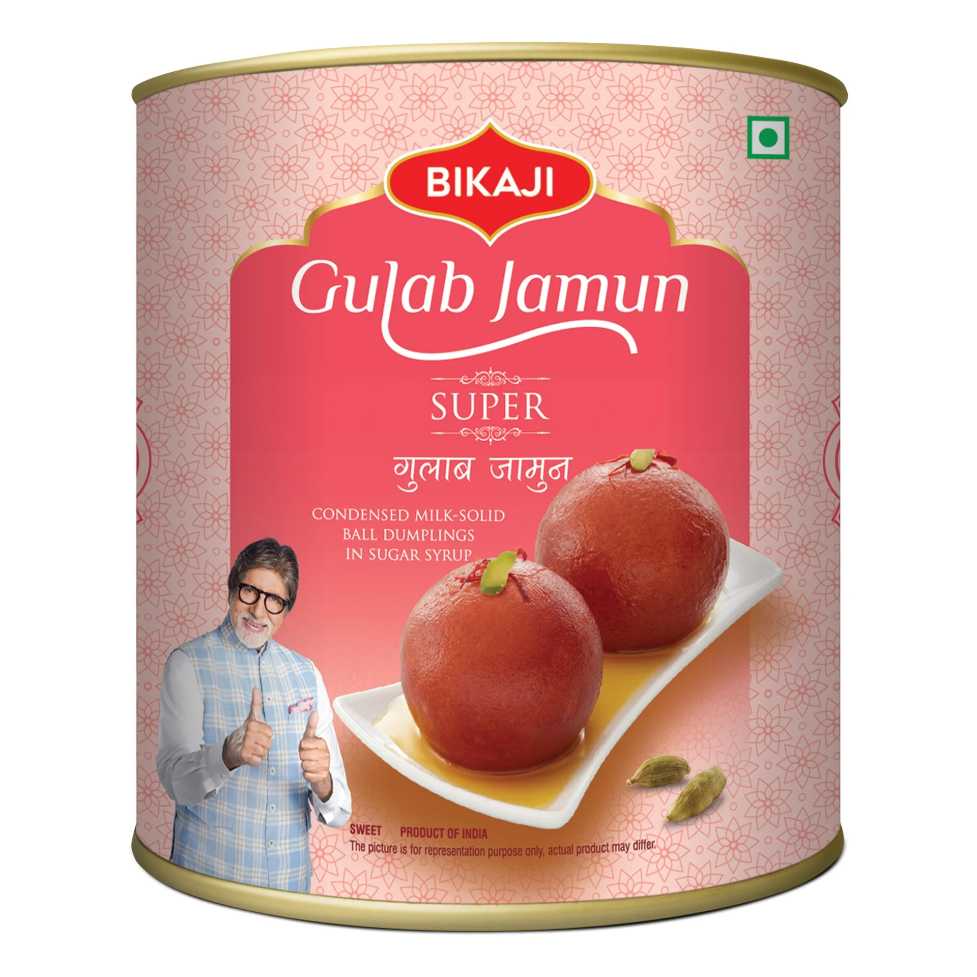 Bikaji Gol-M-Gol (Gulabjamun) 1000G | Traditional Recipe | Made with All Natural Ingredients | Product of India