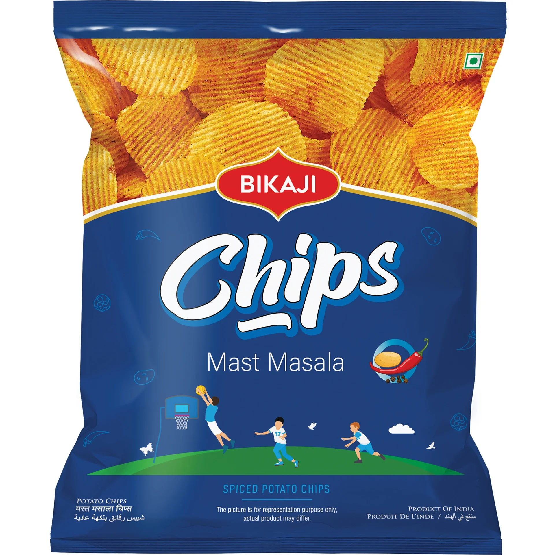 Bikaji Potato Chips Mast Masala 80G