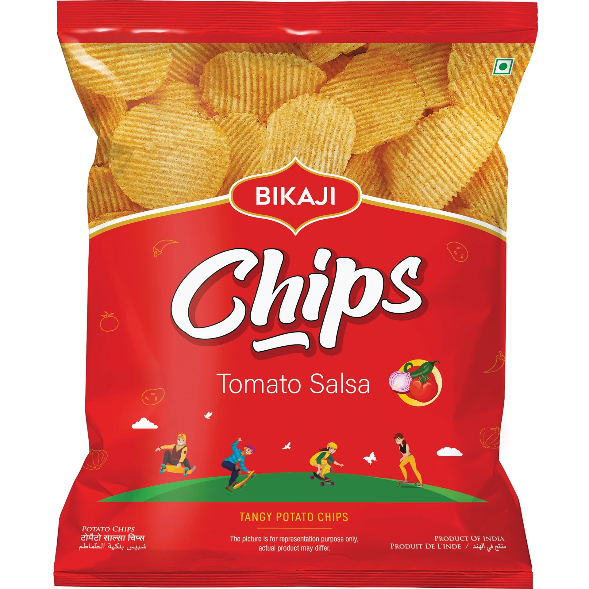 Bikaji Potato Chips Tomato Salsa 80G