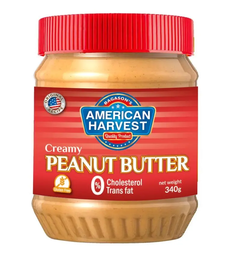 American Harvest Peanut Butter Creamy, 340 gm