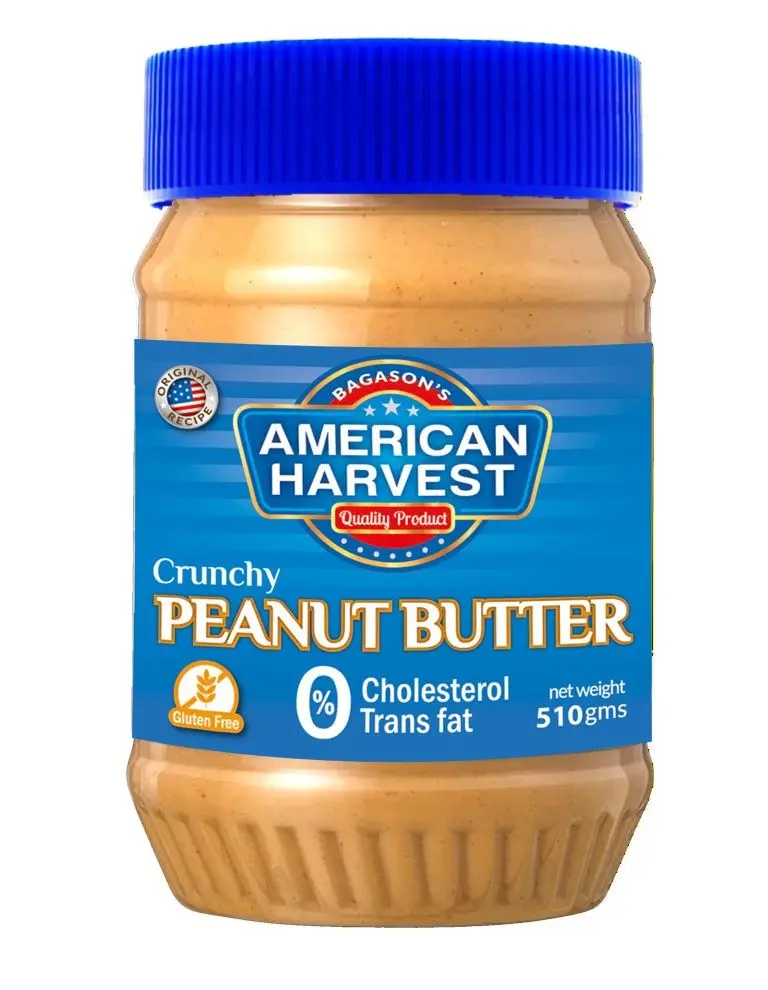 American Harvest Crunchy Peanut Butter, 510 gm