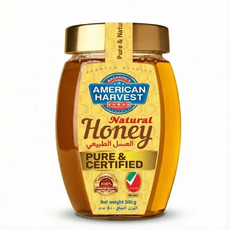 American Harvest Natural Honey Octa Jar | Dairy, Nut, Gluten-Free | 500 gm