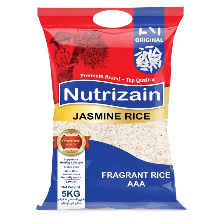 Nutrizain Jasmine Rice AA Grade, 5 kg