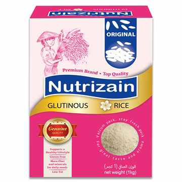Nutrizain Glutinous Rice, 1 Kg Box | Vacuum Packed for Longer Freshness